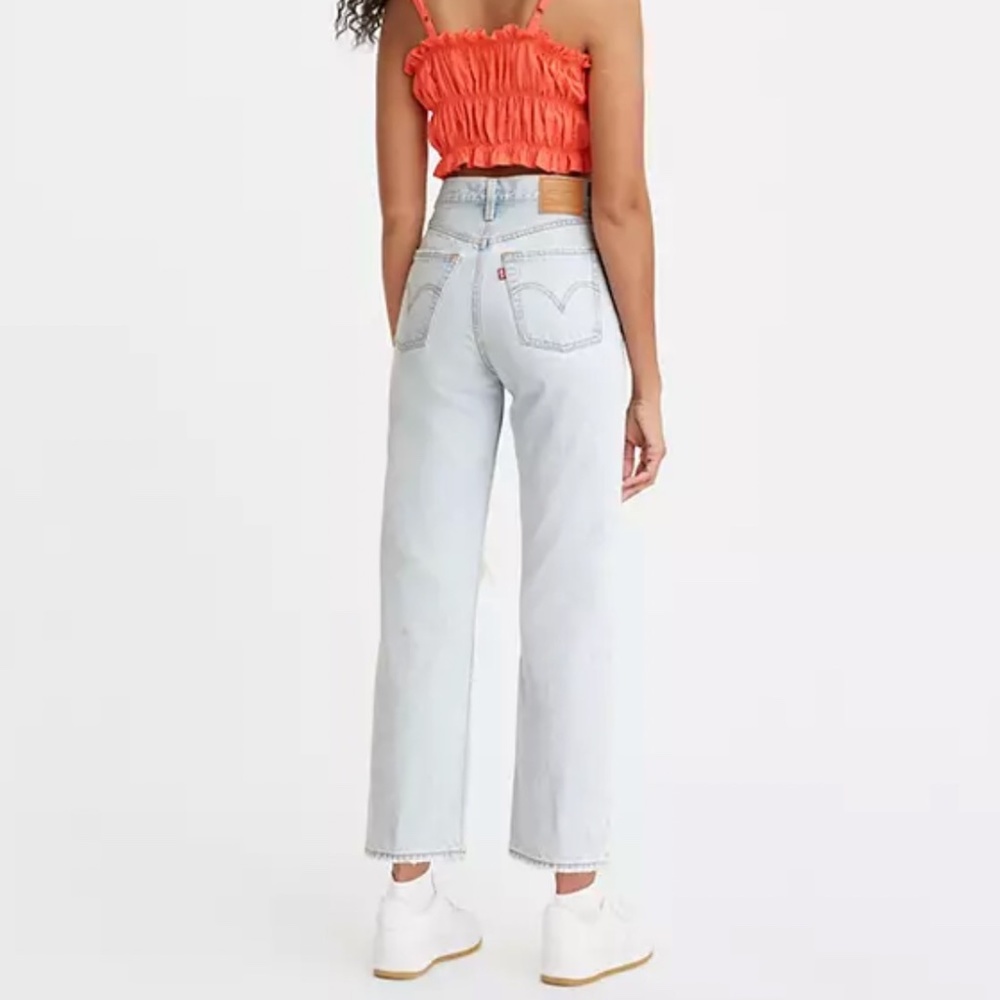 Levi's® Premium Ribcage Straight Ankle Women's Jeans, 32x29, Ojai Shore